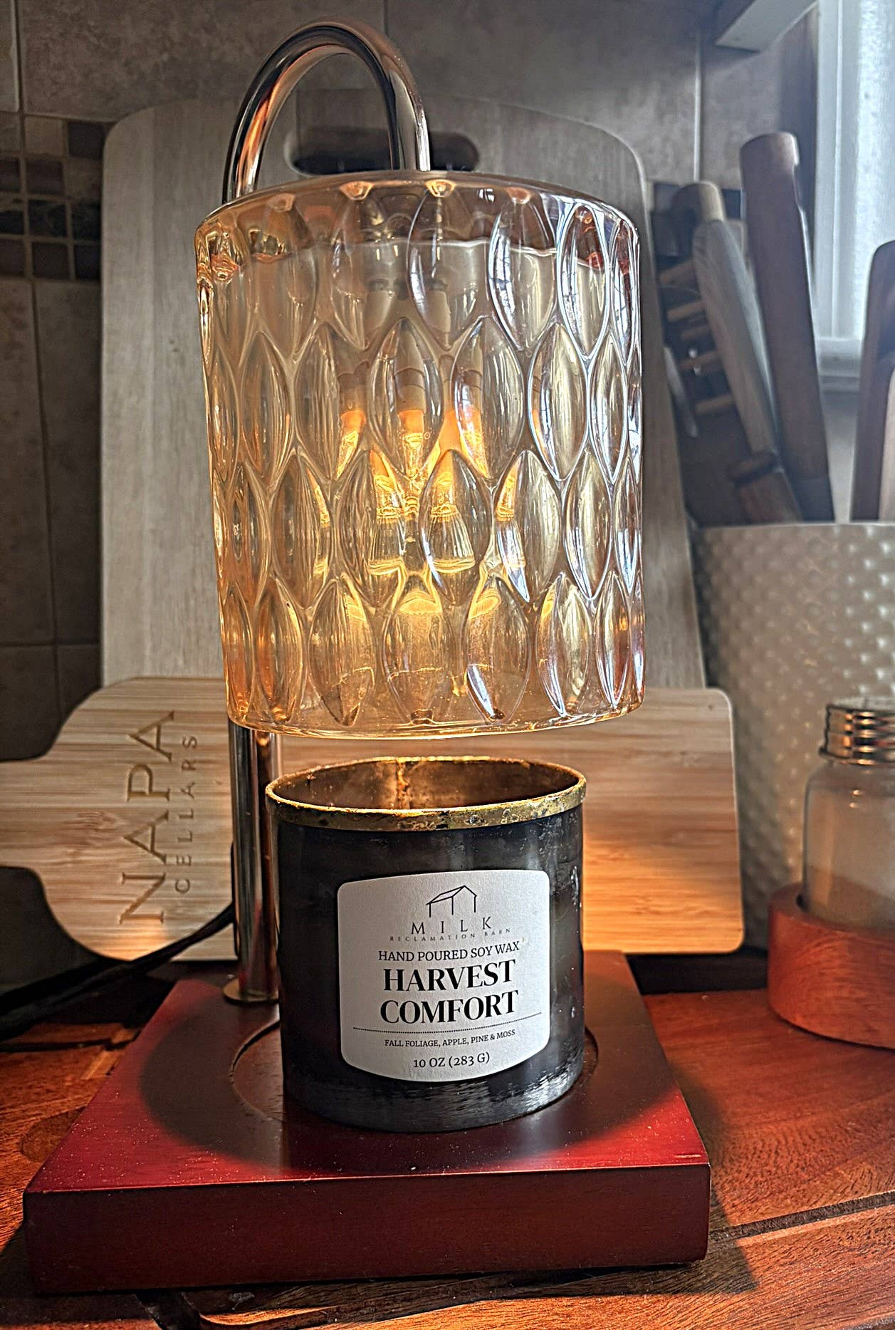 Lakeside Retreat Soy Candle | Rustic Barn Metal 10 oz