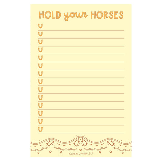 Hold Your Horses Southern Notepad