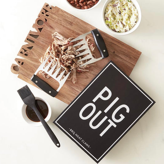 Pig Out BBQ Set Gift Book Box