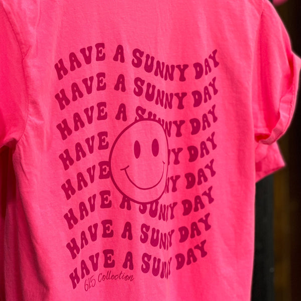 Sunny Day Tee [Neon Pink]