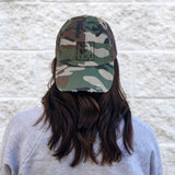 Distressed Nashville Square© Hat [Camo]