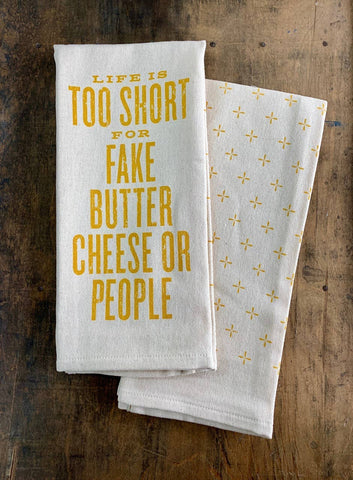 Southern Fried Kitchen Towel [Fake Butter, Cheese]
