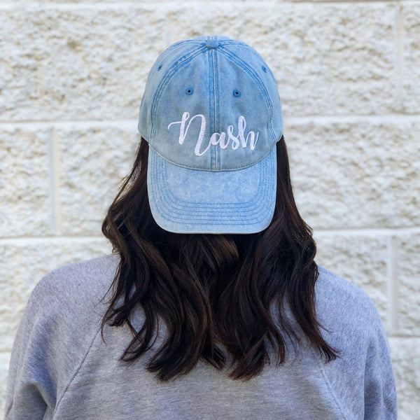 Snow Wash Nash Hat [Sky Blue]