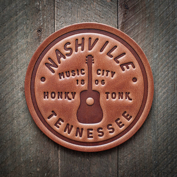 Sugarhouse Leather Coaster [Nashville]