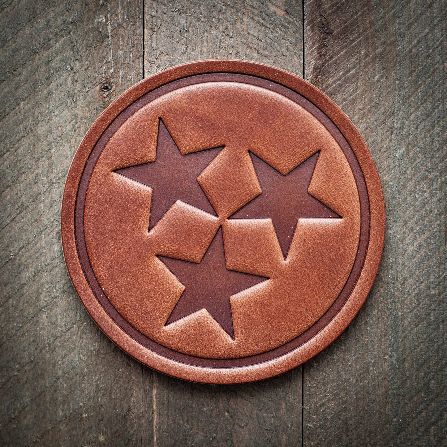 SH Leather Coaster [Tri-Star]