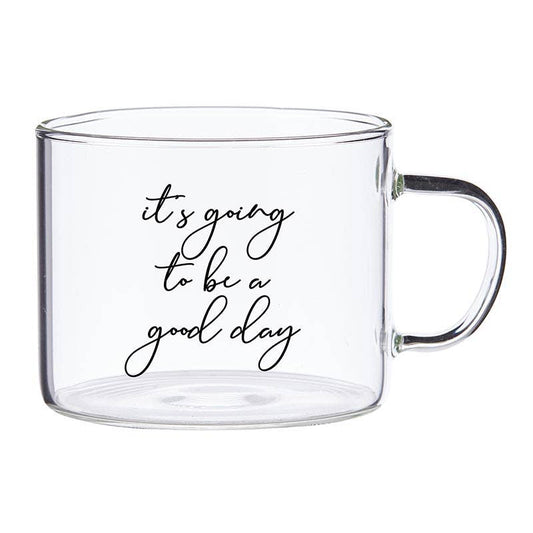 Glass Mug [Good Day]