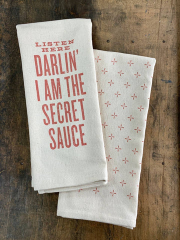 Southern Fried Kitchen Towel [I Am the Secret Sauce]