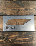 Tennessee Home Metal Sign