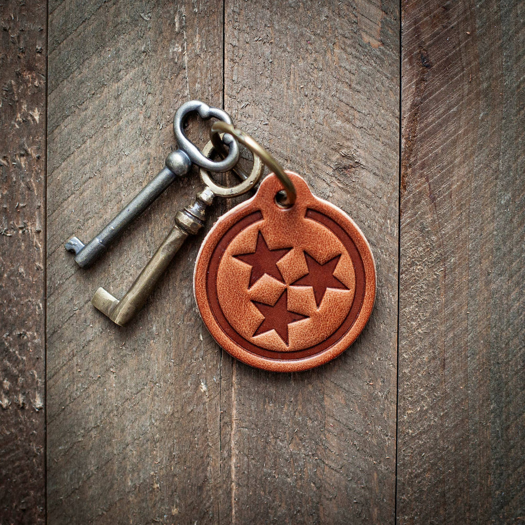 Sugarhouse Leather Keychain [Tri-Star] – 615 Collection