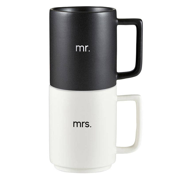 Matte Stackable Mug Set [Mr. & Mrs.]