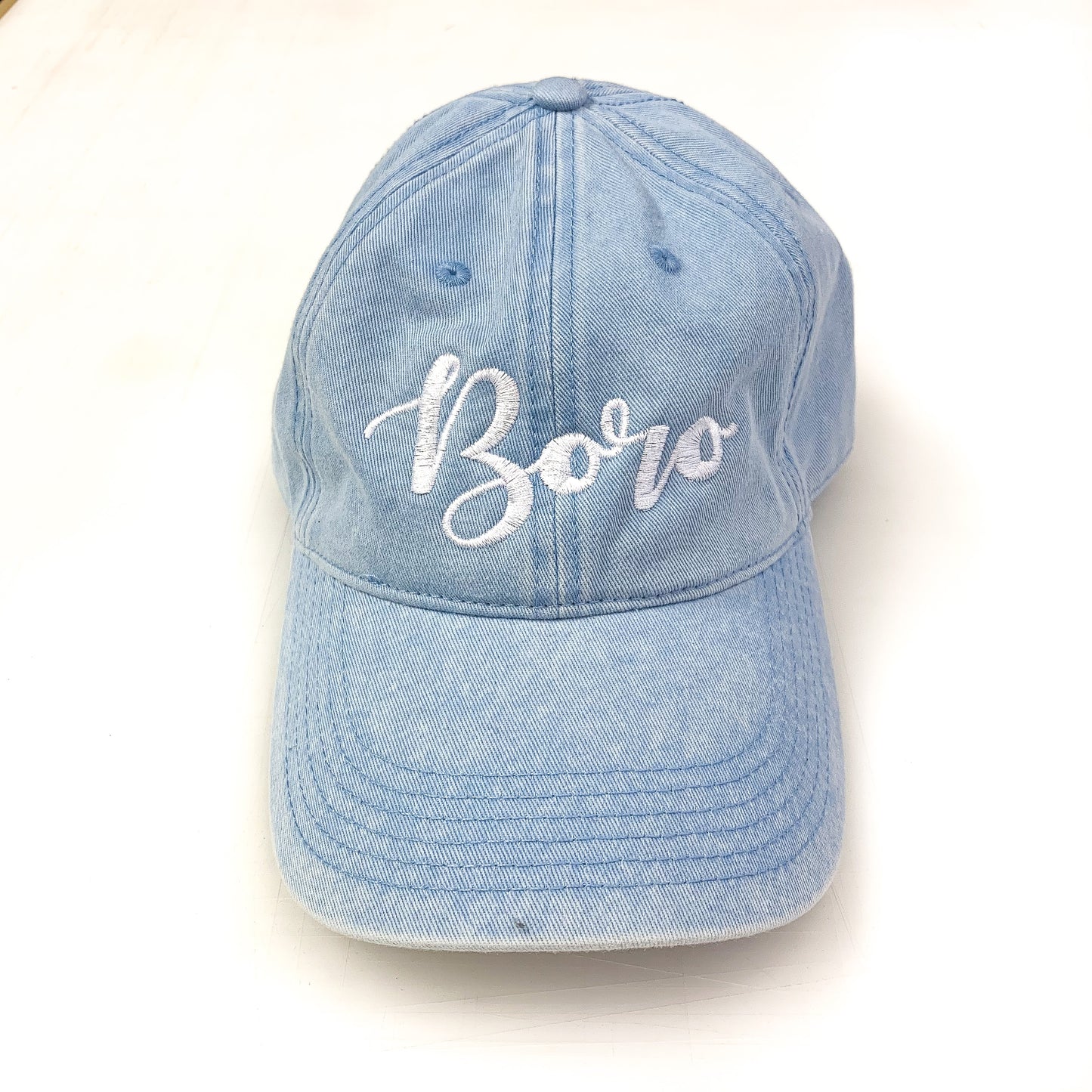 Washed Boro Hat [Sky Blue]