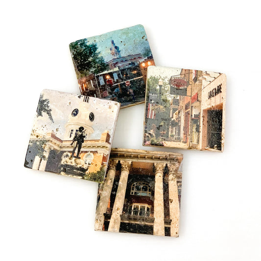 Travertine Coaster Set [Murfreesboro]