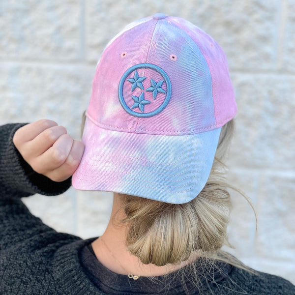 Jewels Tie-Dyed Cap [Cotton Candy]
