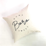 Home Sweet Boro Square Pillow