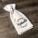 White Waffle Tea Towel [Home Sweet Nashville]