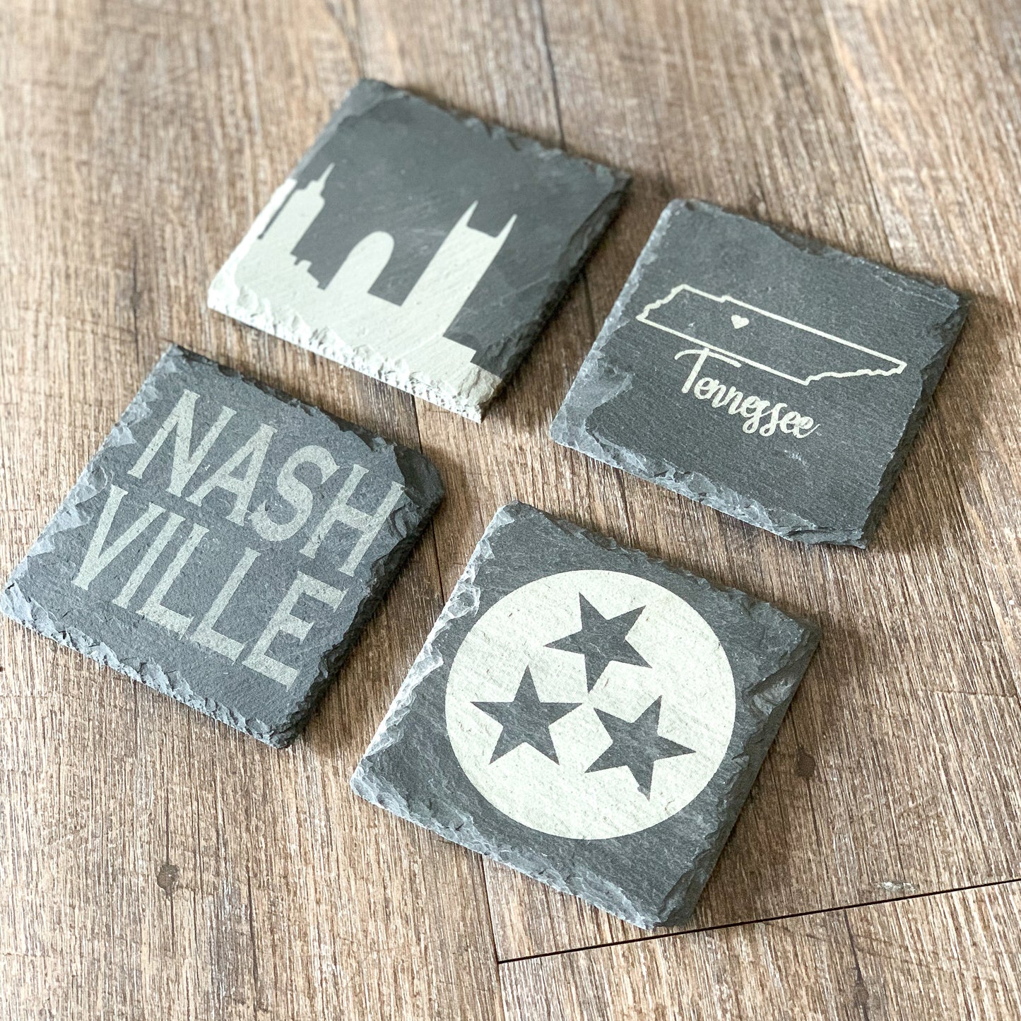 Slate Coaster Set of 4 [Nashville]