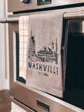Downtown Nashville- Tea Towel