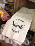 White Waffle Tea Towel [Home Sweet Boro]