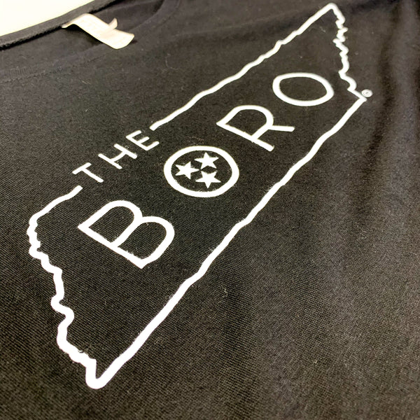 Slouchy Boro Tristar Top [Black]
