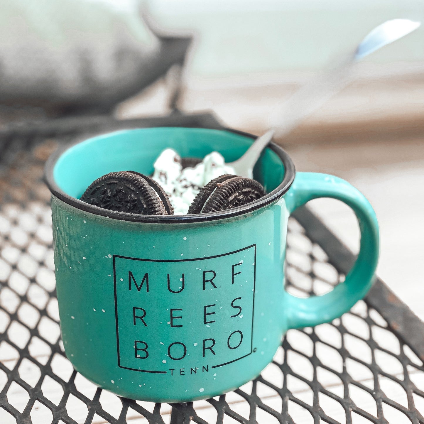 Murfreesboro Square© Campfire Mug [Teal]