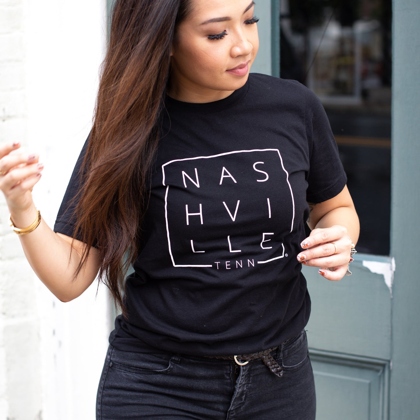 Original Nashville Square© Tee [Black]