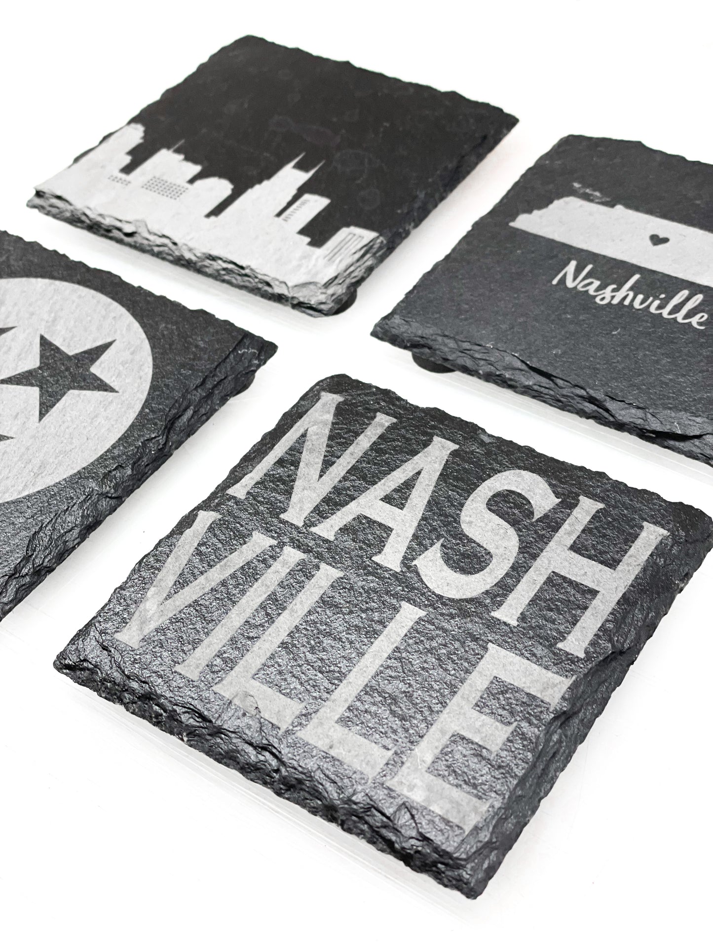 Slate Coaster Set of 4 [Nashville]