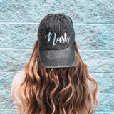 Snow Wash Nash Hat [Black]