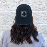 Distressed Nashville Square© Hat [Black]