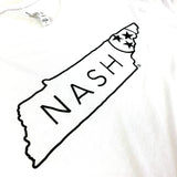 Slouchy Nash Tristar Top [White]