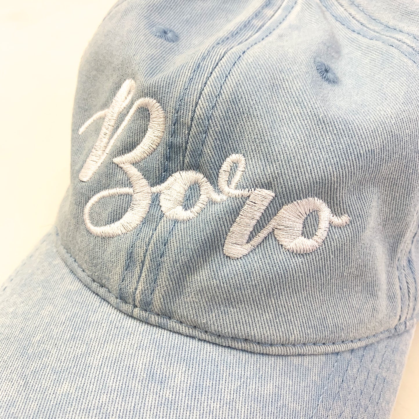 Washed Boro Hat [Sky Blue]